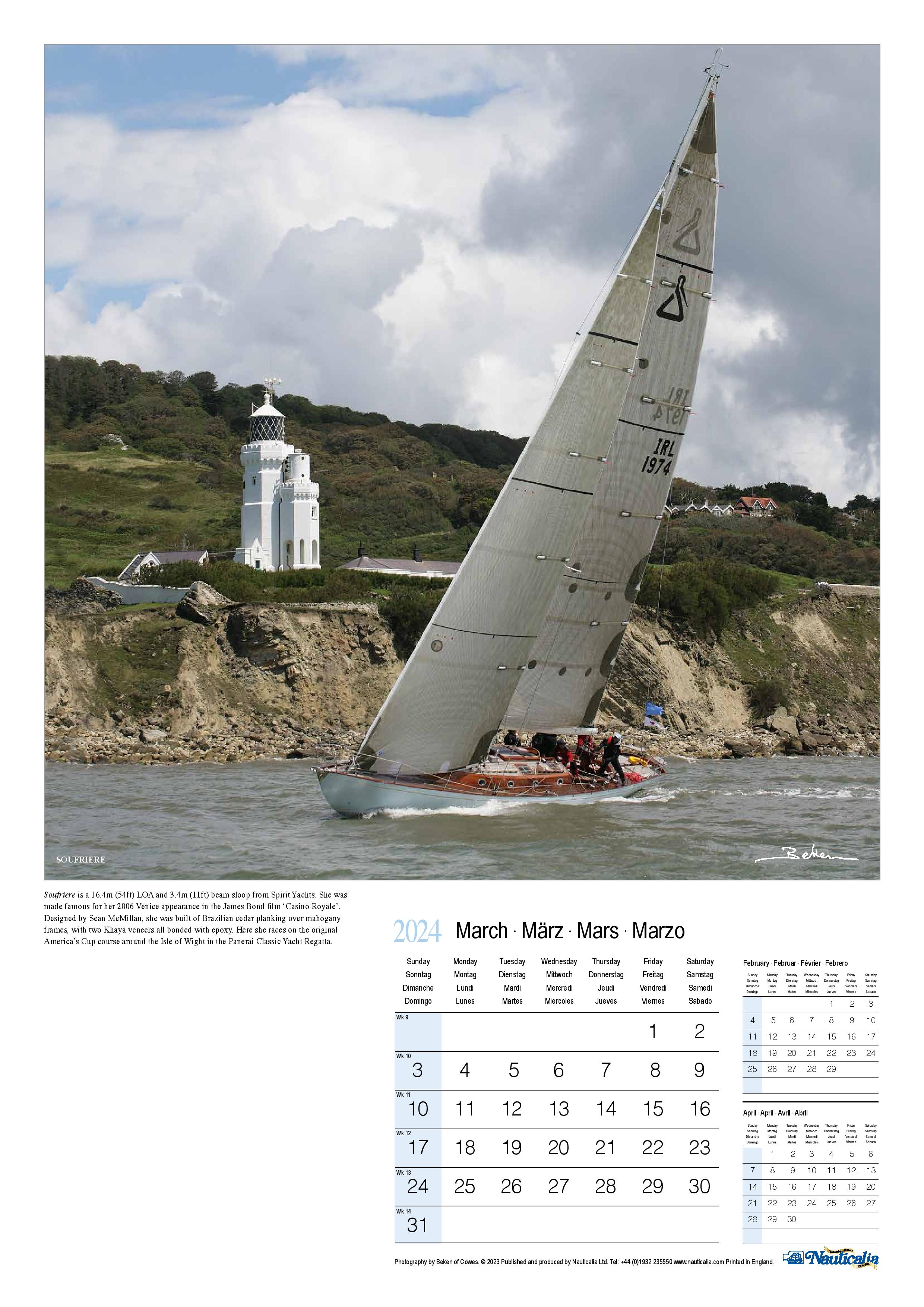 Vaarwinkel.nl Beken Beauty of Sail Calendar 2024 Kalenders